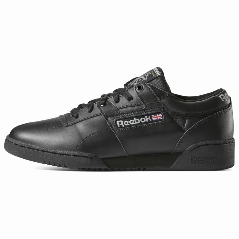 Reebok Workout Low Tenisky Damske - Čierne/Svetlo Siva UD1995WR